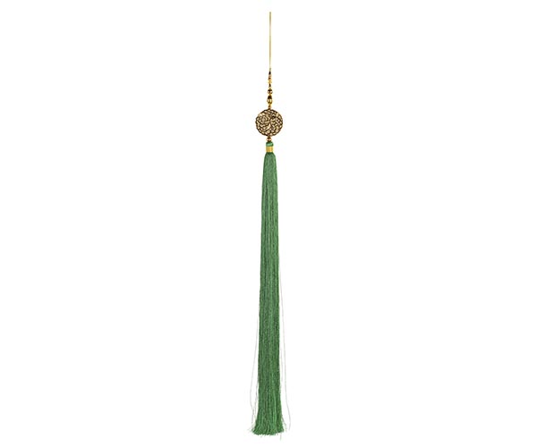 NAPPA VERDE CON DECORAZIONE DA APPENDERE CARTAI BASSANESI