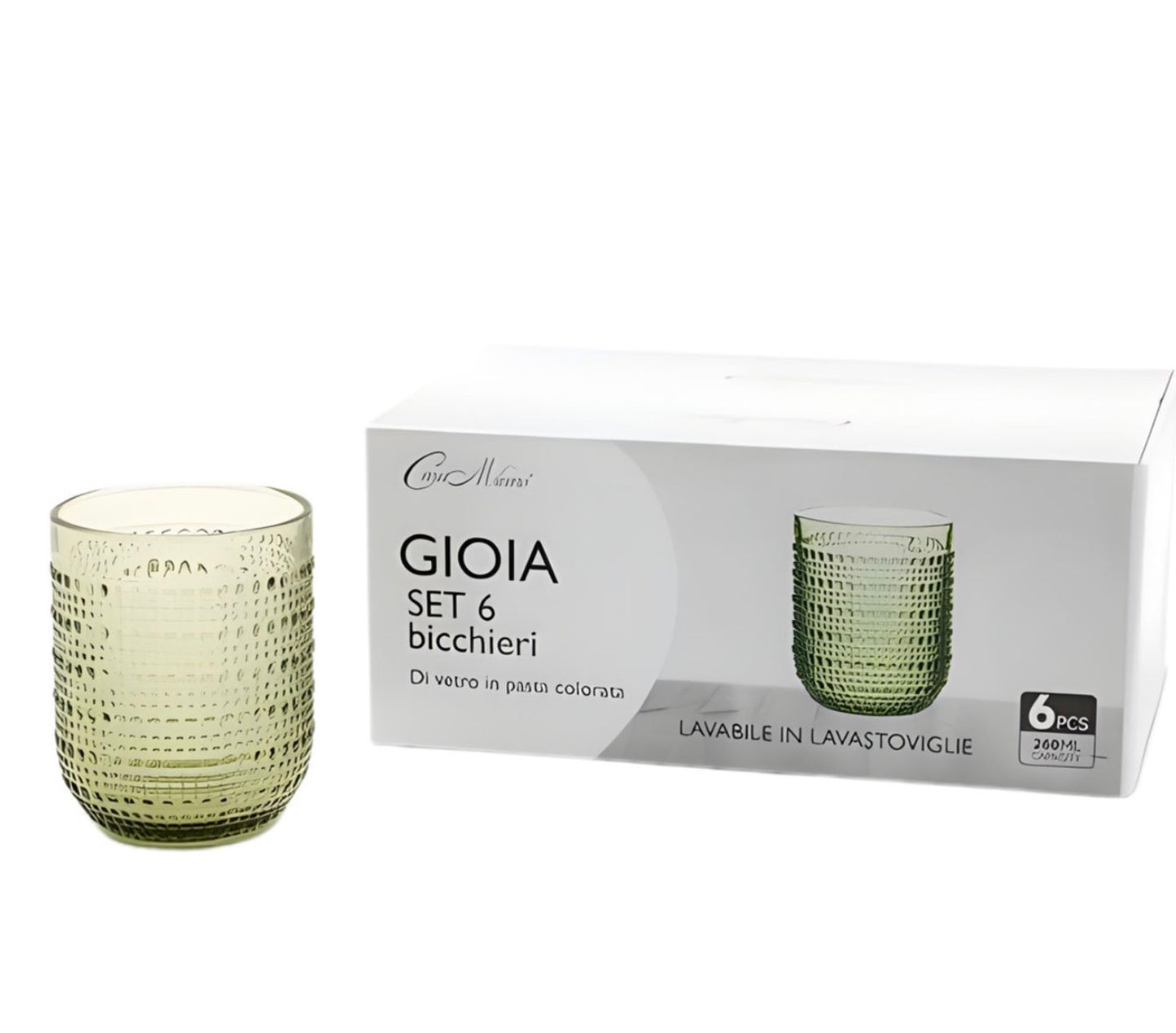 SERVIZIO BICCHIERI GIOIA VERDE - CASA MILANO