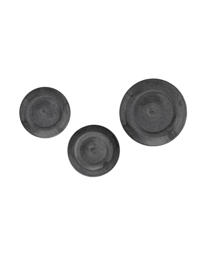 TAVOLA 18 PZ ESSENTIAL FUMO PORCELLANA BRANDANI