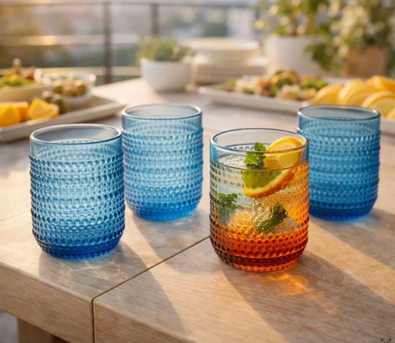 SERVIZIO BICCHIERI GIOIA AZZURRO - CASA MILANO