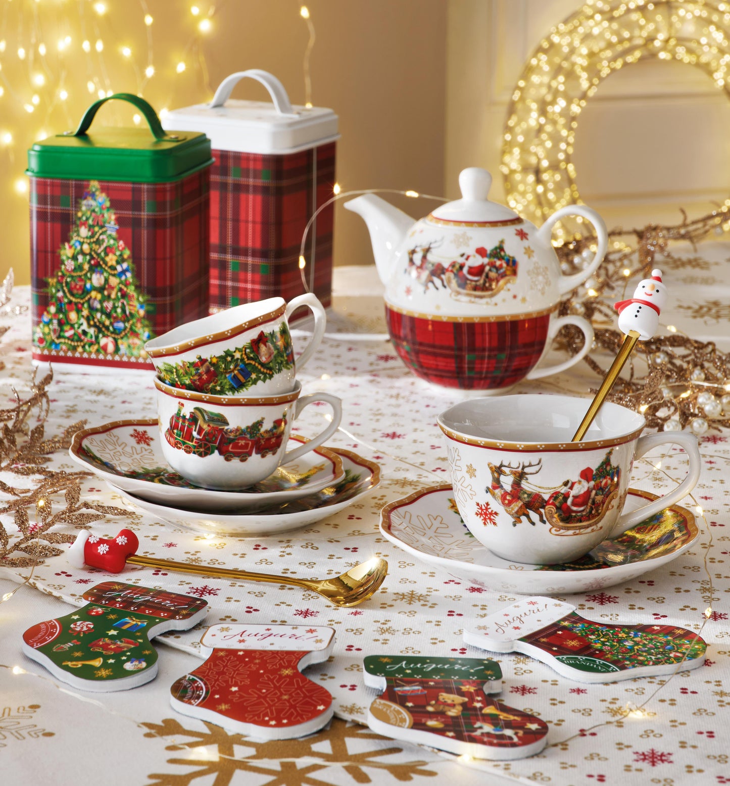 Set 2tazzine caffè CHRISTMAS ART.89901 BRANDANI