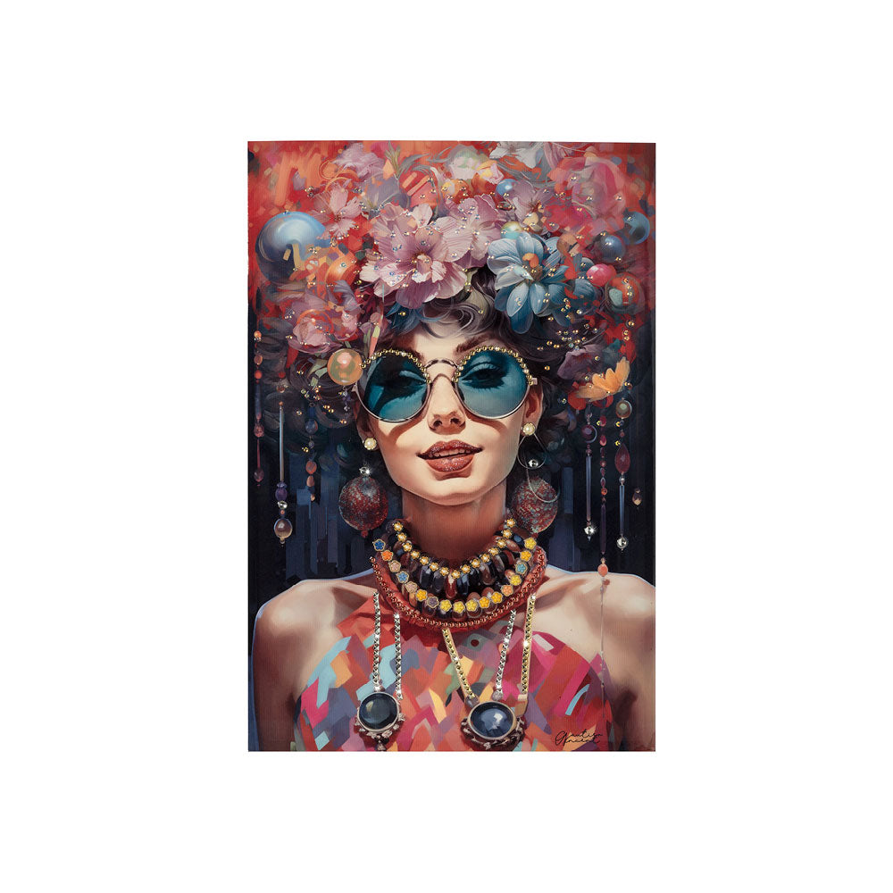 QUADRO DONNA POP-ART - ARTE DI NACCHI
