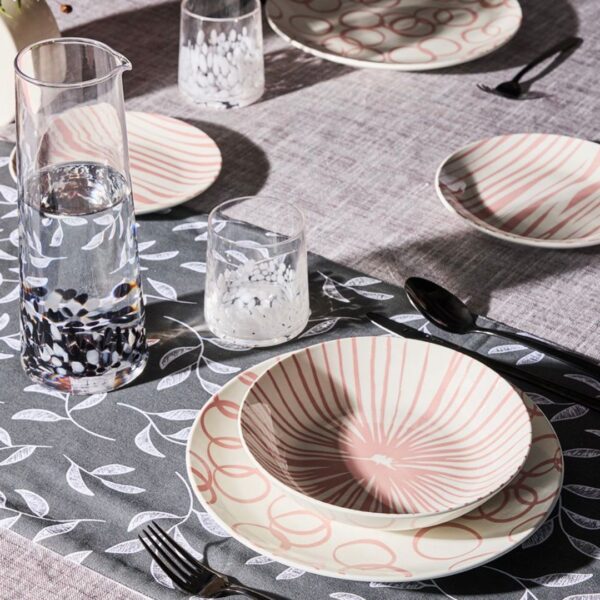 Servizio da tavola 18pezzi optical pink ANDREA FONTEBASSO