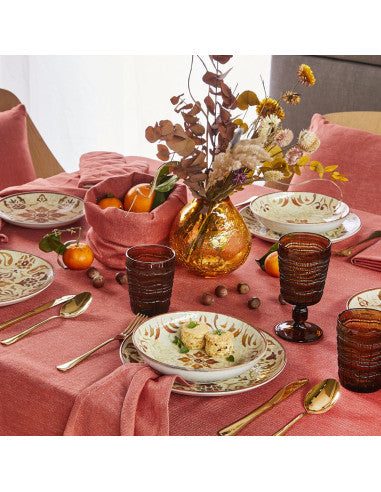 Servizio Piatti 18 Pz In Porcellana Tangerine TOGNANA