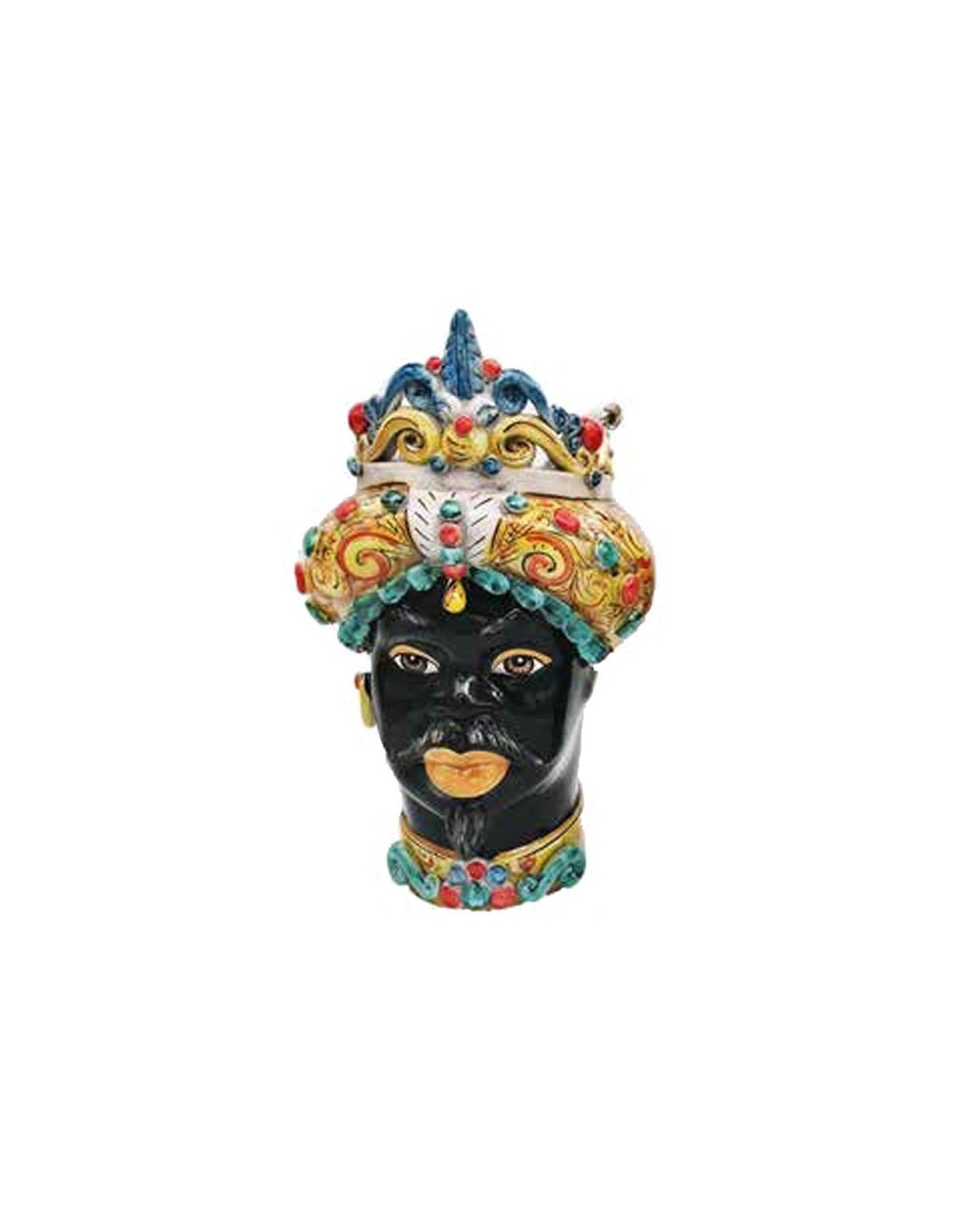 Testa di Moro Kore Punta Multicolor Sicilian Style LUI VERUS