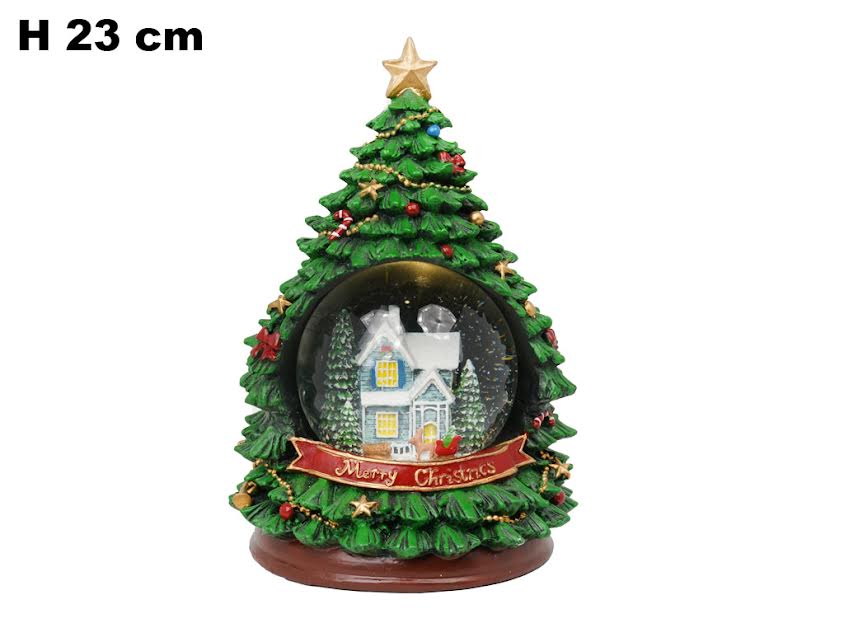 AMPOLLA ALBERO DI NATALE CON LUCI/SUONI - MAZZEO
