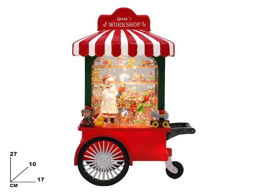 AMPOLLA CARRETTO DI BABBO NATALE - MAZZEO
