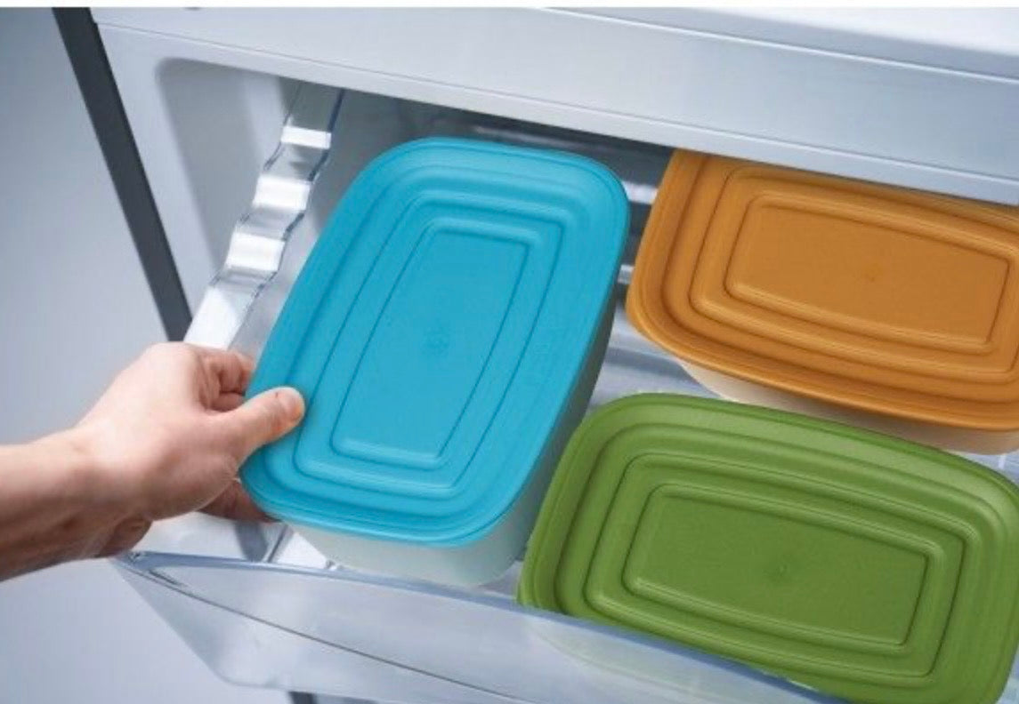 SET 3 CONTENITORI RETTANGOLARI CHEF LINE - GUZZINI