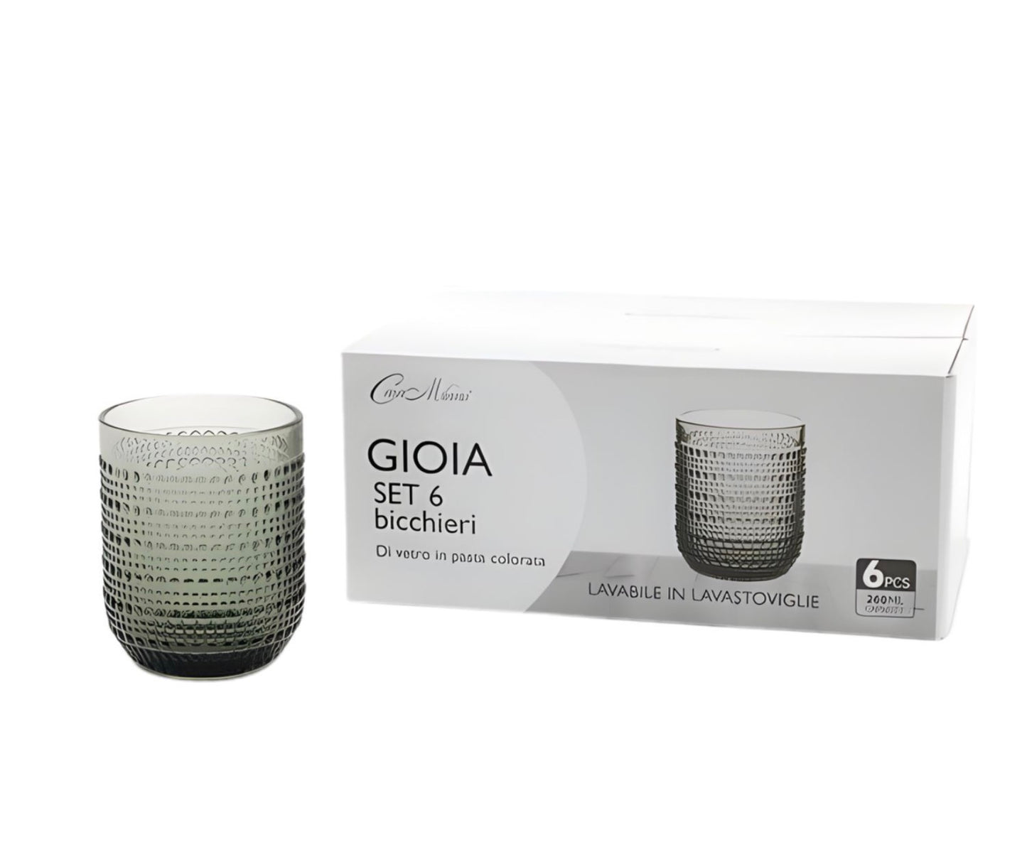 SERVIZIO BICCHIERI GIOIA FUMÉ - CASA MILANO