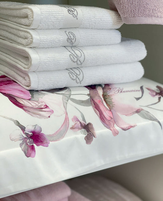 SET ASCIUGAMANI 2 PZ SILVER RISVEGLIO - BLUMARINE