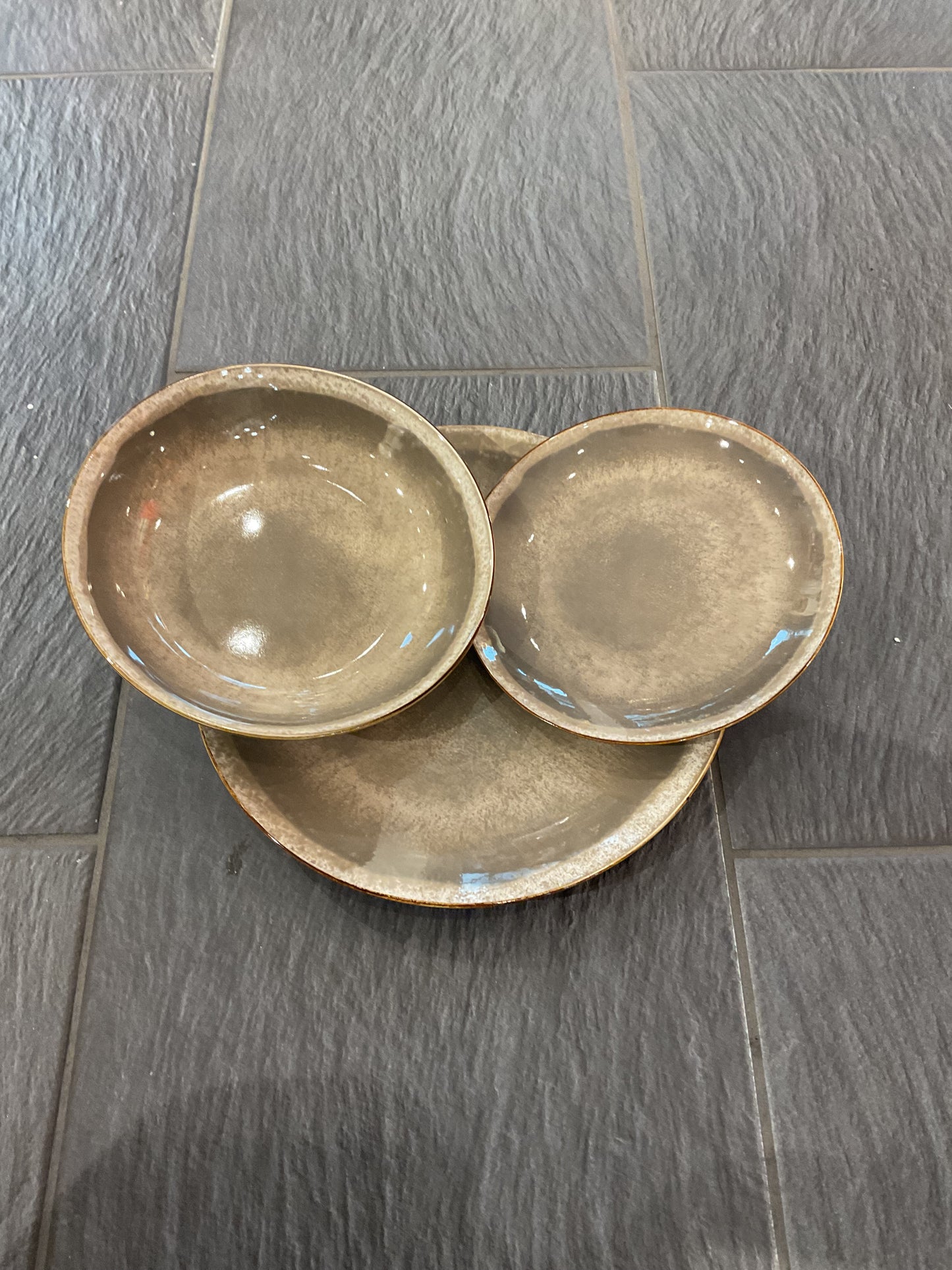 Servizio piatti 18PZ Moon Ibiza Grigio - Andrea Fontebasso