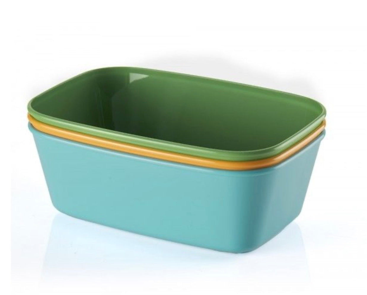 SET 3 CONTENITORI RETTANGOLARI CHEF LINE - GUZZINI