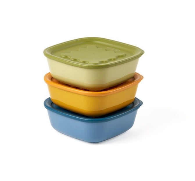 SET 3 CONTENITORI QUADRATI CHEF LINE - GUZZINI