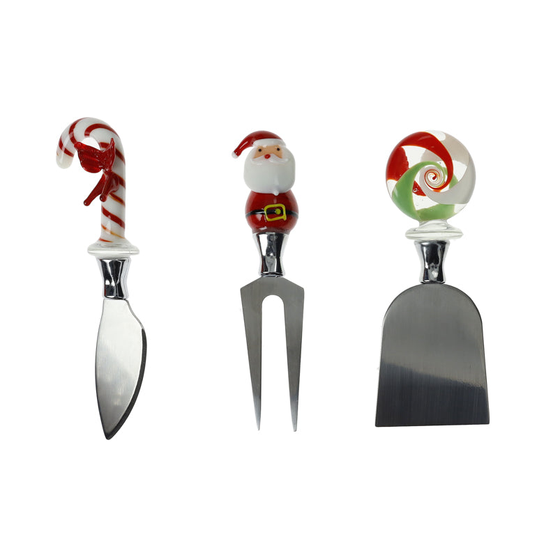 SET 3 PZ Coltelli formaggio CHRISTMAS ART.81102 BRANDANI