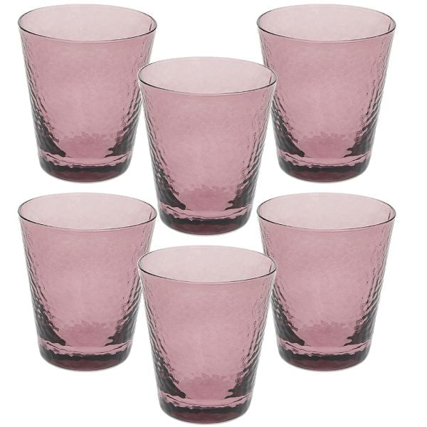 SET 6 BICCHIERI 330Cc AMETISTA VETRO ALICE - ANDREA FONTEBASSO