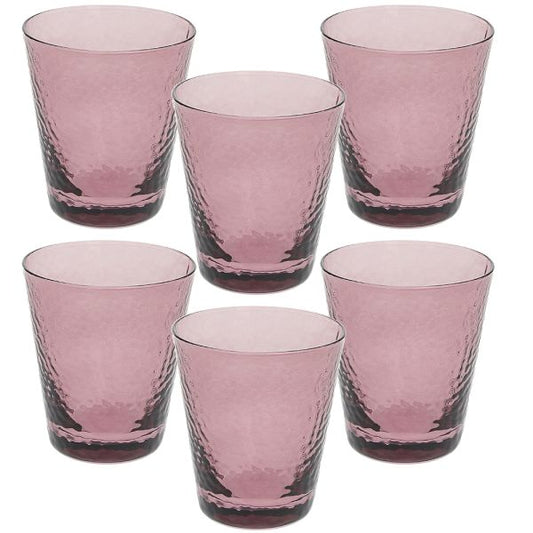 SET 6 BICCHIERI 330Cc AMETISTA VETRO ALICE - ANDREA FONTEBASSO