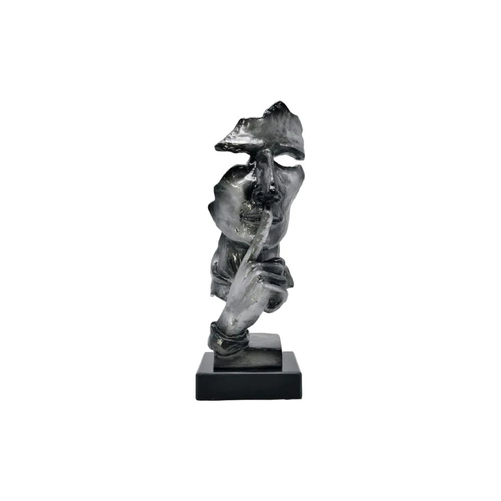 Scultura Sottovoce Silver Scuro Ambienti Glamour