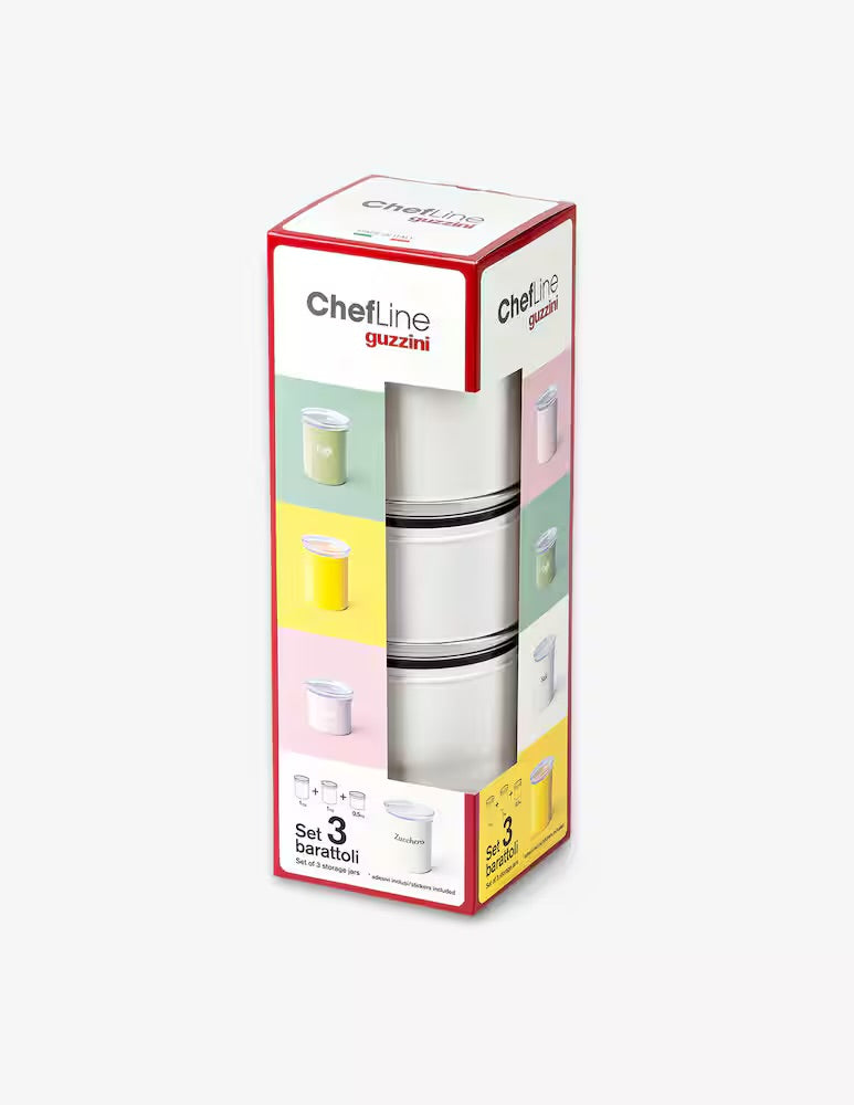 SET 3 BARATTOLI CHEF-LINE - GUZZINI