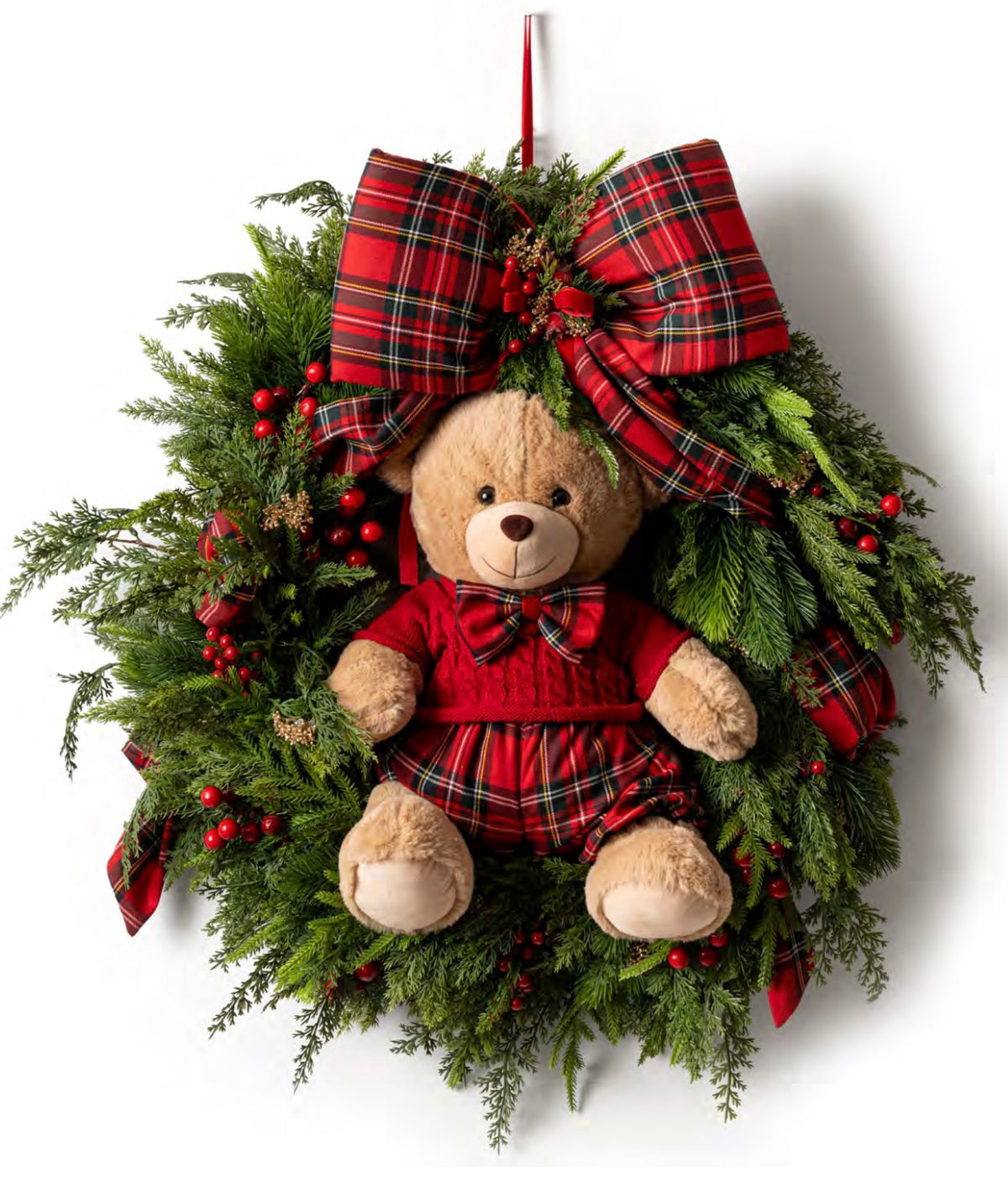 GHIRLANDA TEDDY - FIORI DI LENA
