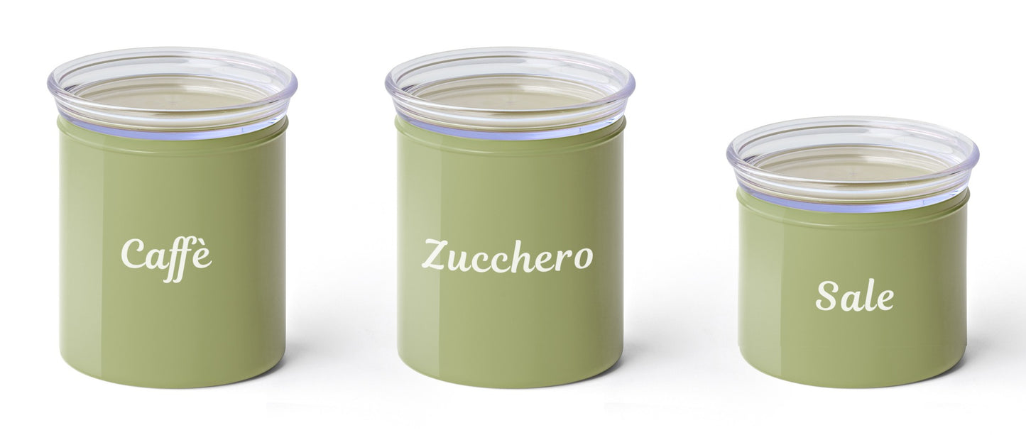 SET 3 BARATTOLI CHEF-LINE - GUZZINI