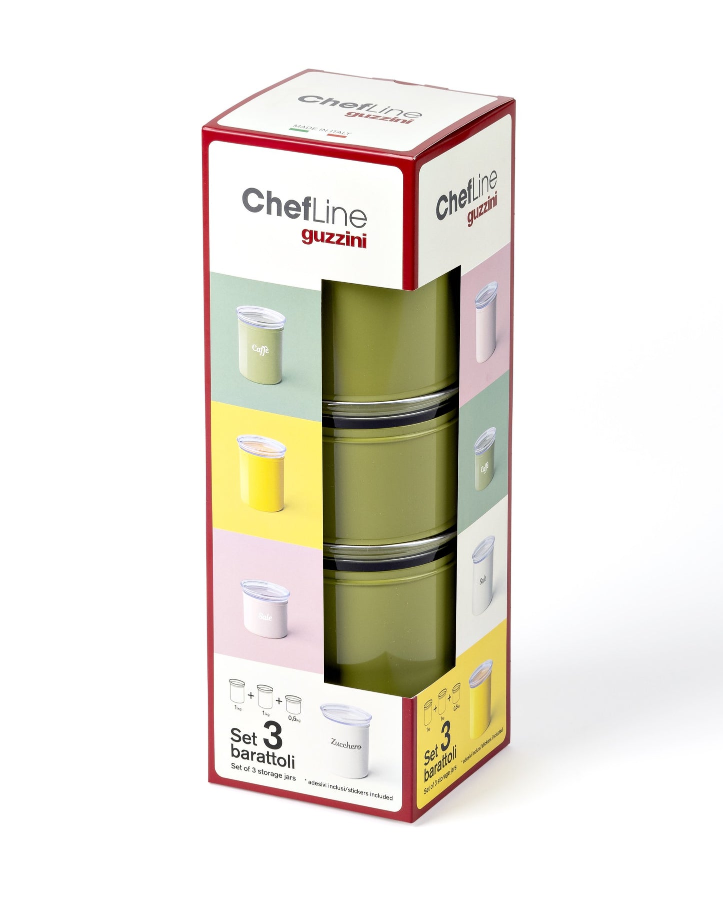 SET 3 BARATTOLI CHEF-LINE - GUZZINI