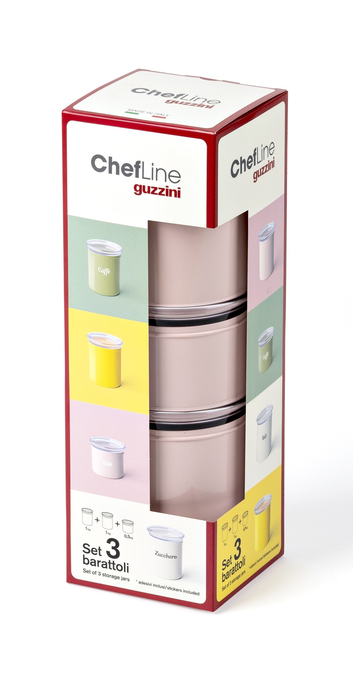 SET 3 BARATTOLI CHEF-LINE - GUZZINI