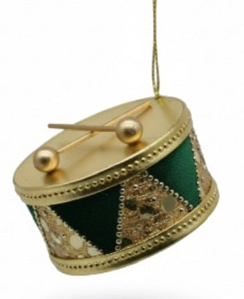TAMBURO VELL. C/STECCHE VERDE 12CM - PARISI