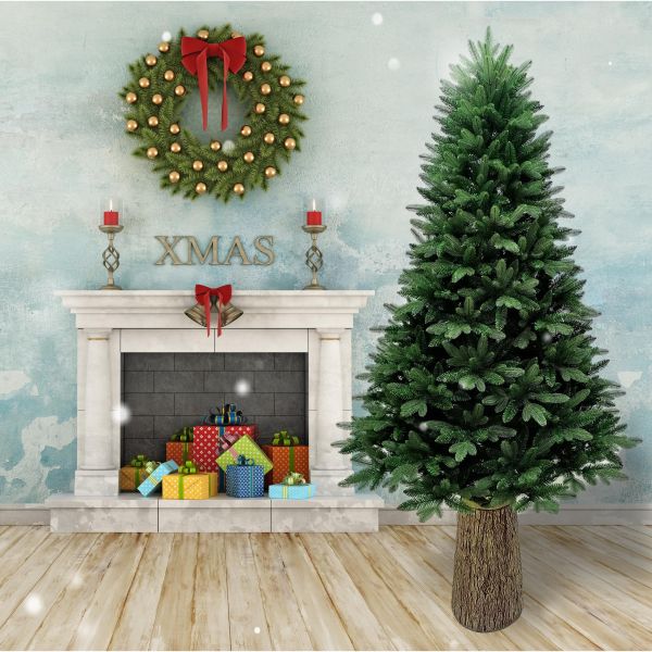 Albero di Natale modello Pioppo del Gargano con tronco