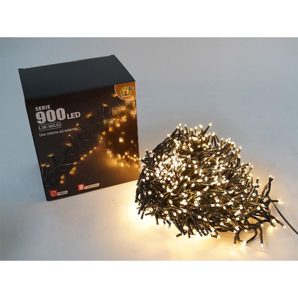 SERIE 900 LED CAVO VERDE LUCE CALDA DI NATALE - MAZZEO CHRISTMAS
