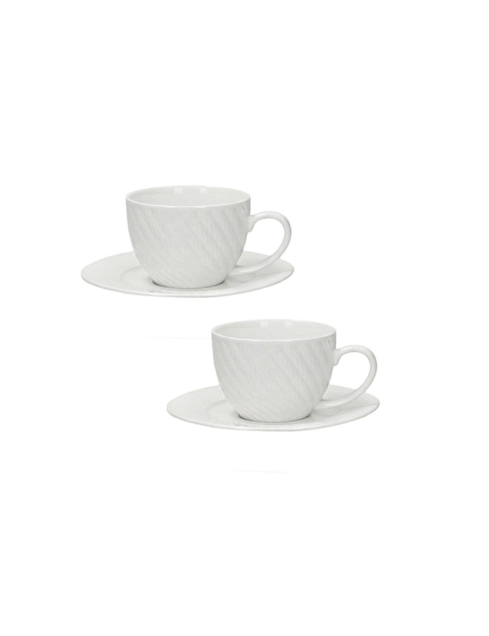 TAZZINA CAFFE' 2PZ OPTICAL NEW BONE CHINA - BRANDANI